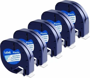 Sostituisci ricariche DYMO LetraTag 91331 etichettatrice LT-100H LT-100T 12mm - Foto 1 di 20