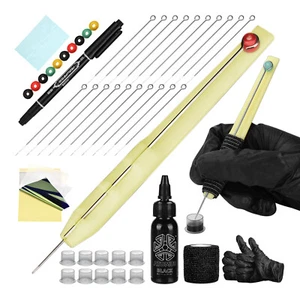 Hand Poke Stick Stick Poke Tattoos Inks for Beginners Tattoo Supply AU - Picture 1 of 11