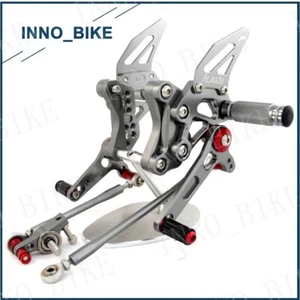 Adjustable Rearsets For Ducati 1198 1198S 1198R 2010 2011 2012 Rear Set Footrest - Picture 1 of 5