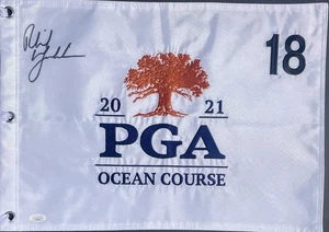 Phil Mickelson Signed Autographed 2021 PGA Championship Ocean Course Flag JSA - Picture 1 of 3