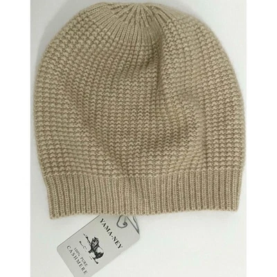Chapéu YAMA-NEY 100% puro cashmere novo com etiquetas - Imagem 1 de 3