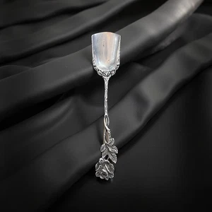 Vintage German Hildesheimer Rose pattern 835 silver sugar spoon - Bild 1 von 12