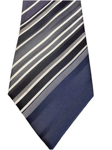 Kenneth Cole Reaction Blue Gray 100% Silk Men’s Neck Tie Made In China - Bild 1 von 1