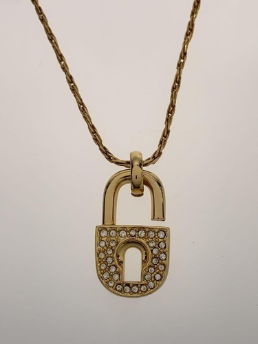 Collana donna Christian Dior oro con top usata