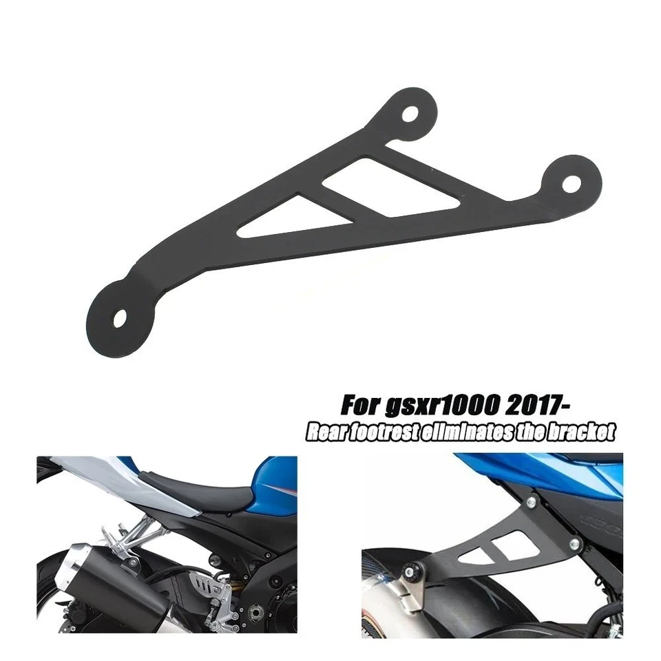 Suporte de cabide de escape CNC para motocicleta compatível com Suzuki GSXR1000 2017-2024 - Imagem 1 de 4