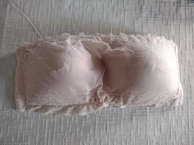 Blush Spanx Feminino Undie-Tectable Better Bandeau In Creme Novo sem etiquetas Tamanho XL - Imagem 1 de 4