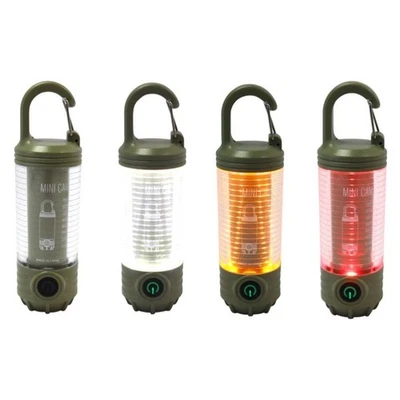 Rechargeable LED Lantern Torch 6 Modes 3 Colours Light Rucksack Safety Army Tent - Image 1 of 3