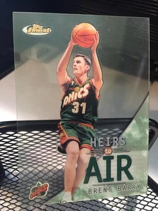 1999-00 Finest Heirs To Air Brent Barry Sonics #HA2 - Picture 1 of 1