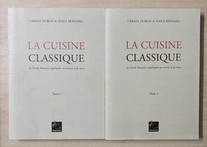 Lot 2 La Cuisine Classique Vol 1-2 Urbain Dubois Emile Bernard French 1999 VG PB - Picture 1 of 18