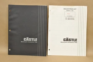 Vintage NOS 1990 Castle Motorcycle Accessories Catalog Price List Manual Helmets - Picture 1 of 9