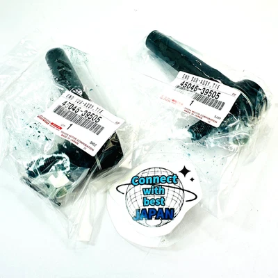 TOYOTA GENUINE FJ CRUISER LEXUS GX470 03-09 STEERING TIE ROD END  45046-39505 x2 - Image 1 of 4