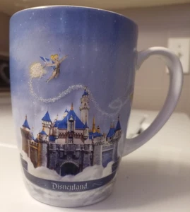 Disneyland Cinderella Schloss Tinkerbell 3D erhaben strukturiert Becher 16oz - Bild 1 von 7