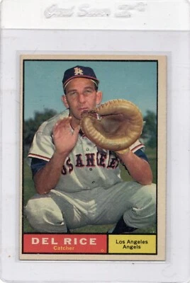 Del Rice 1961 Topps # 448 Los Angeles Angels - Image 1 of 2