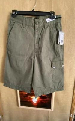 NUEVO CON ETIQUETAS VANS Goodsman-B Hombre’s Pantalón Corto Verde Sólido Talla 32 Foto 1 de 4
