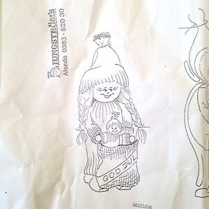 Vintage Jungstroms Tomte Verkstan Sweden Kit Good Girl with Bag of Toys 88323208