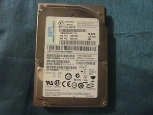 IBM 40K1052 73.4GB 10K SAS Hot Plug 2.5in Hard Drive 9F4066-039 #56 - Picture 1 of 5