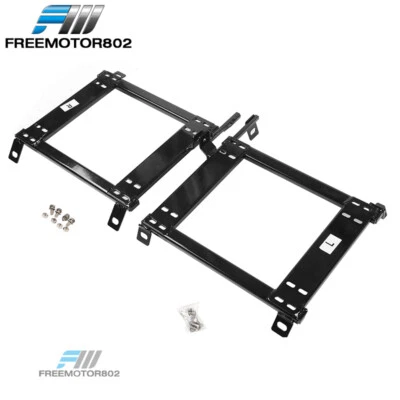 Fits 08-11 Subaru Impreza Wrx Sti Racing Seat Brackets Mount Steel Pair - Image 1 of 4