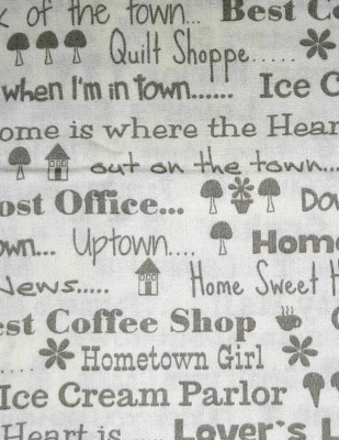 1yd Hometown Girl Fabric Material 44" x 36" Remnant Quilters Crafters Cotton - Image 1 of 4