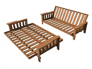 Hágalo usted mismo Futón Sofá Cama Planos: Construcción Tumbona Sofá Dormitorio Muebles - Imagen 1 de 6