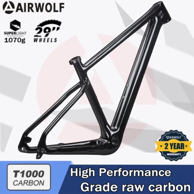 NOVO 29er T1000 Carbono MTB XC Boost Quadro de Bicicleta 148*12mm 1090g SUPERLEVE - Imagem 1 de 4