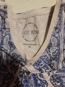 Lucky Short Sleeve Women's Blouse XL - Picture 1 of 3