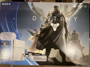 Playstation 4 Destiny Limited Edition Glacier White PS4 Console firmware 1.76 - Picture 1 of 4