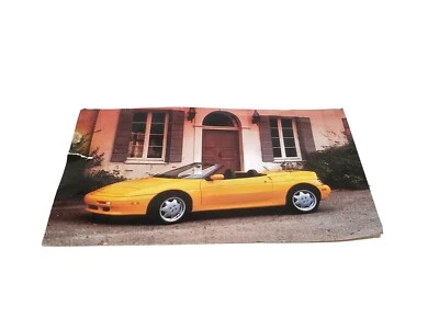 Lotus 1991 Amarillo Publicidad Postal Carrera Folleto Tienda Garaje Foto Imagen Foto 1 de 3
