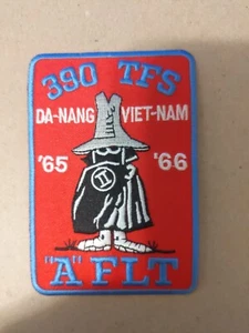 USAF 390TH TACTICAL FIGHTER SQUADRON COLOR patch 4 1/4 X 3 INCH - Picture 1 of 4