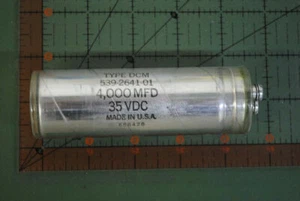 SANGAMO CAPACITOR 4000uf 35v DC 539-2641-01 4000mfd 5910-00-077-2836 SCREW 5pcs - Picture 1 of 2