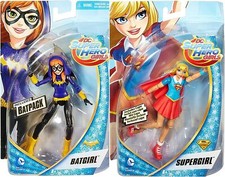 DC SUPER HERO GIRLS BATGIRL & SURERGIRL 6" FIGURES