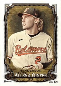 Gunnar Henderson - TOPPS Allen & Ginter 2024 - Picture 1 of 2