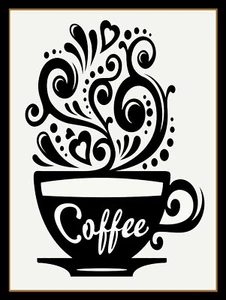 Coffee, Retro metal Sign/Plaque Wall vintage / Kitchen Gift - Picture 1 of 1