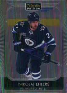 2021-22 O-Pee-Chee Platinum #186 Nikolaj Ehlers Winnipeg Jets - Picture 1 of 2