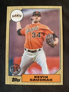 2022 Topps Series 1 - 1987 Topps Baseball 35th Anniversary Kevin Gausman #T87-16 - Picture 1 of 2