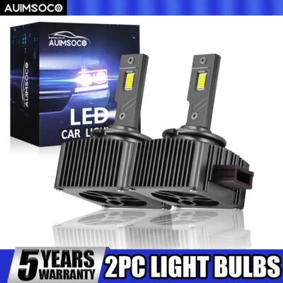 For Mercedes-Benz ML350 ML500 2008-2015 2x LED Headlight D1S Bulbs Kit 30000LM - Image 1 of 4