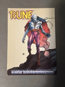 1993 Skybox Hero Magazine Ultraverse Rune Promo Card #00 Malibu Comics - Picture 1 of 2