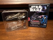 Star Wars Micro Galaxy Squadron Din Djarin MANDALORIAN Scout Class Speeder Bike