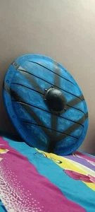 Viking Shield25''/30"/35" Battle-Ready Shield Wooden Shield Heavy Metal Fittings - Bild 1 von 7