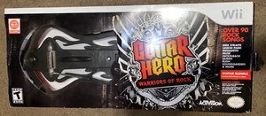 Open Box - Nintendo Wii Guitar Hero Warriors of Rock Wireless Guitar Game Bundle - Picture 1 of 19