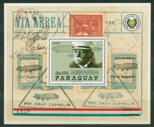 Paraguay 1988 150 Cumpleaños Conde Zeppelín Bloque 452 Sin Usar (C22689) - Imagen 1 de 1