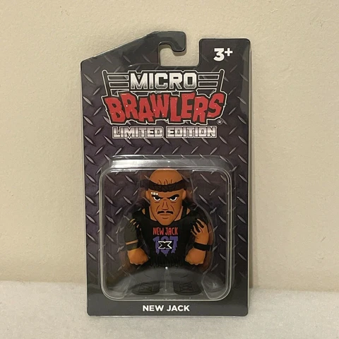 New Jack Micro Brawlers Pro Wrestling Limited Edition ECW WWE Extreme 187 Cover