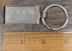 ANILLO LLAVERO DE METAL UBER 1.000 TRIPS 🙂 - Imagen 1 de 2