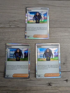 Geeta x3 Holo Pokemon TCG Tarjeta Nintendo 2023 188/197 Obsidian Flames - Imagen 1 de 4