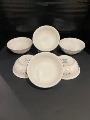 Pfaltzgraff Winterberry Set of 6 Soup Cereal Bowls EUC!!! - Image 1 of 4