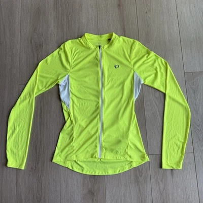 Pearl Izumi  Women's Medium Light Weight Jacket L Neon Yellow Reflective - Image 1 of 4