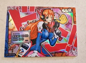 Nami SR OP-SSR-04 ENGLISH ONE PIECE Card THE MASTER OF THE NEW WORLD RARE - Picture 1 of 2