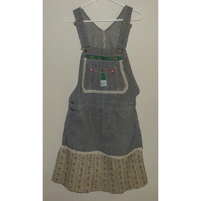 Delantal Hecho de Liberty Railroad Baberos a Rayas Regalo Único Talla Única Azul/Blanco Foto 1 de 2