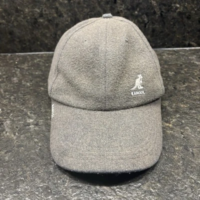 Gorra de béisbol ajustable gris talla única de lana Kangol para adultos Foto 1 de 4