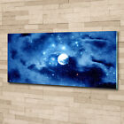 Wandbild aus Plexiglas Druck auf Acryl 125x50 Weltall Vollmond