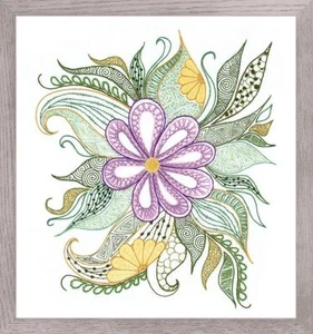 Riolis 1588 Schön Blume Stickerei Freestyle - Imagen 1 de 6